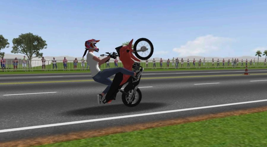 moto wheelie 3d Game